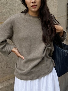 Marron Knit Pullover